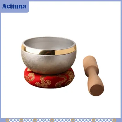 Crystal Singing Bowl Lightweight Singing Bowl with Striker Instrument Sturdy Ergonomic for Meditators Meditation Home Studio