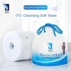 Japanese ITO Soft Facial Towel Thickened Pearl Texture Roll  Face Towel for Washing and Makeup Removal Dual Use