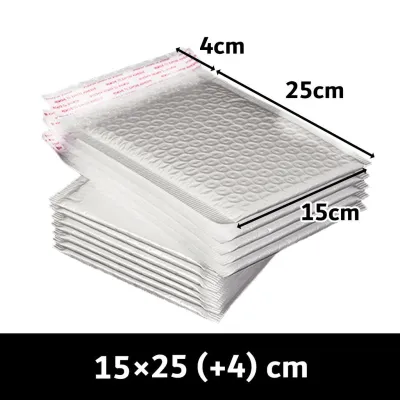100pcs Bubble Mailer Packaging Envelope Ready Stock Fast Delivery Malaysia Self Seal Bubble Envelope Lightweight Waterproof Packaging Courier Bag