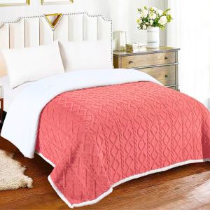 ผ้าห่มขนแกะสีพื้น 7 ฟุต เนื้อผ้าเกรดพรีเมียม ผ้านุ่มมาก