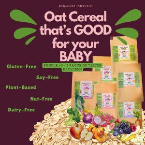 Oats Cereal Bundle 3 (3packs of 30g) - Gluten-Free Soy-Free Dairy-Free Plant-Based No Added SALT
