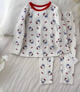 Piyama Kanak-Kanak Seluar Panjang Leher Bulat Bayi