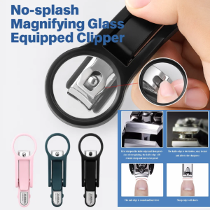 Portable Nail Clippers For The Elderly Nail Clippers Magnifying Nail Clipper Anti Splash Thick Nail Solution Senior Nail Care Arthritis Safe Clipper Precision Trimmer Splash Guard