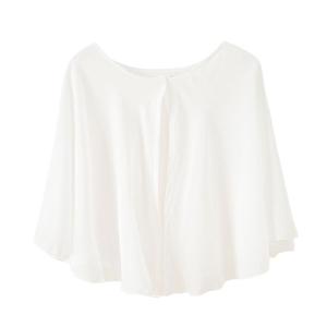 Women Cloak Summer Solid Color Cloak Multi Functional Soft Wrap Casual Cool Cape Shawls for Hot Weather Supplies