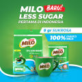 NESTLE MILO Less Sugar Susu Cokelat Rendah Gula isi Sachet 10x28g . 