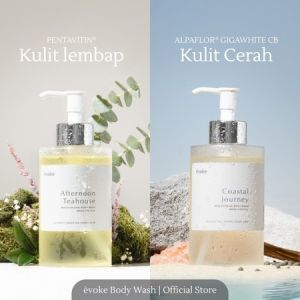 BUNDLE Evoke - Afternoon Teahouse | Coastal Journey Bodywash - 300Ml