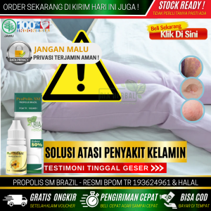 Obat Untuk Kutil Kutil Kelamin Campak Tampek Impetigo Herpes Bisul Cacar Air Gatal Selangkangan Infeksi Jamur kulit Kutu Rambut Kemaluan Kencing Nanah Gonore Sipilis Raja Singa Obat Penyakit Infeksi Jamur Kelamin Herbal Tetes Propolis SM
