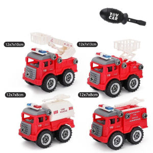 Dinosaur Truck Toy Detachable Tyrannosaurus Excavator Self-assembled Gift for Boys Girls