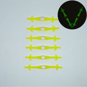 12 Cái/1 Bộ Dây Giày Silicon Dạ Quang Dây Giày Đàn Hồi Không Buộc Dây Cho Giày Thể Thao Dây Giày Cao Su Cho Trẻ Em Người Lớn Ren Lười Cho Cả Nam Và Nữ