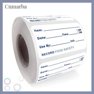 [Cumarba] 500pcs roll Kitchen Sticker Refrigerator Freezer Food Storage Date Content Label