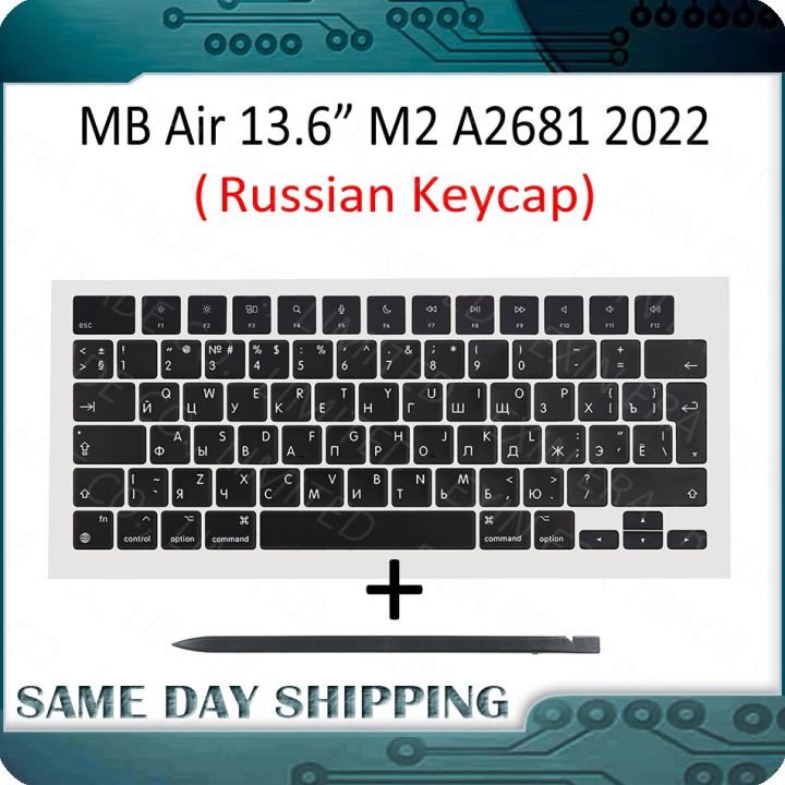 Keyboard Keycaps For MacBook Air 13.6" M2 A2681 – Replacement Key Cap Set (2022)