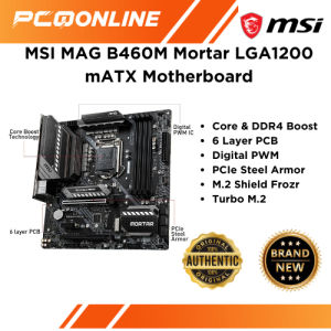 MSI MAG B460M Mortar LGA1200 mATX Motherboard