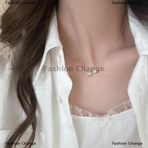 [COD] Fashion Change Fashion Bright Starfish Necklace Pendant Clavicle Chain Jewelry Accessories For Wedding Party Women Girls Gifts