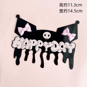 ALL READY STOCK [现货] 库洛米蛋糕装饰 纸卡 card kuromi cake decorations