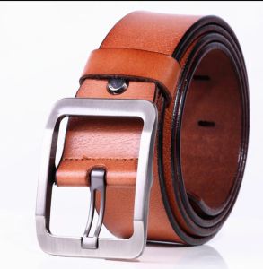 Sabuk Pria Model Jarum- Sabuk IMPORT - Bahan Kulit Sintetis