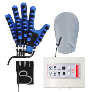 Salorie Intelligent Hemiplegia Stroke Rehabilitation Gloves Pneumatic Five Fingers Rehabilitation Robot Gloves Device Hand Function Stroke Physiotherapy Recovery Trainer Health Care