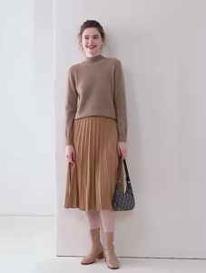 100% Merino Wool Cashmere Sweater Women Knitted Sweater Turtleneck Long Sleeve Pullovers Autumn Winter Clothing Warm Jumper Tops2026