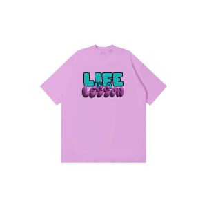 Kaos Oversized Life Is a Lesson Casual Series