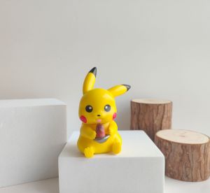 Mô hình PIKACHU giải khát tráng miệng siêu dễ thương 2024