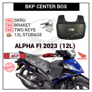 𝗕𝗞𝗣 𝗕𝗢𝗫 FREE 2 KEY ORIGINAL BKP CENTER BOX HONDA WAVE ALPHA FI CX110FI I 110 WAVE CX WAVE110 TUTUP ORI PVC RAGA BASKET MOTOR BAKUL