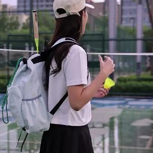 Drawstring closure new large-capacity backpack yoga fitness lightweight backpack foldable casual college student backpack
