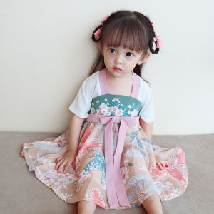 Dres Anak Perempuan Import Modern Dress Hanbok Korea Jepang Korean and Japanese Style COD Bayar Ditempat