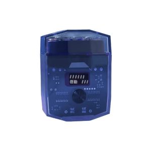 24h ShippingMens Portable Rechargeable Cordless Shaver/ Transparent Digital High Power Electric Razor Set