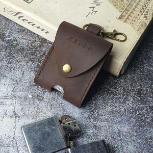 [Da thật] Bao da đựng bật lửa Zippo da bò thật ZP101LD (Đen/Nâu/Nâu sẫm) - 100% da thật BH 3 năm