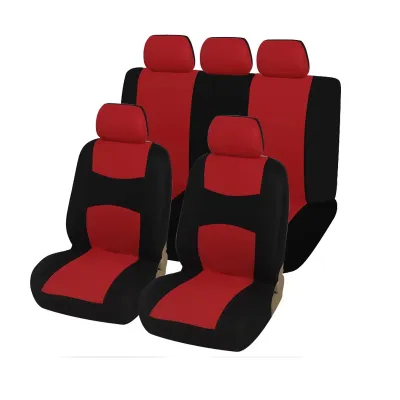 Universal Car Seat Covers With Tire Track Detail Fit Most Cars 5 Seater Car Seat Protector Cover Seat Cushion Kusyen Kereta 汽车座椅套