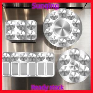 SQ Stationery [Flash Sale] Aluminum Palette Childrens Painting Metal Palette Hand-Painted Gouache Watercolor Round Palette