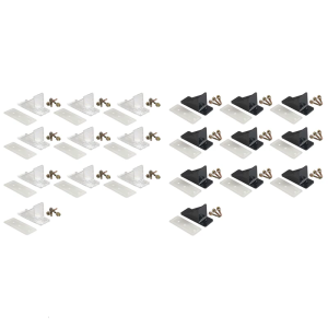 10ชิ้นแผ่นโพลีคาร์บอเนตหลังคาโลหะกันหิมะพร้อมปะเก็นซีลนวัตกรรมและสกรูที่เชื่อถือได้ติดตั้งง่าย