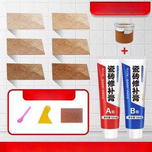 Tile repair agent Glazed marble slabs Adjustable color Hide flaws Filling and repairing paste Floor tile adhesive for cracks and holes