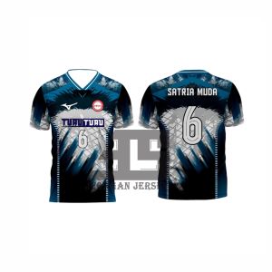 Atasan jersey bola voli pria wanita uniseks 4760 Fullprinting sublimation size M L XL XXL XXXL