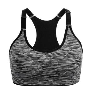 HOLA Women Sports BraAdjustable Spaghetti Strap Padded Top For Fitness Running Gym AthleticSeamless Yoga Sports Bra Top