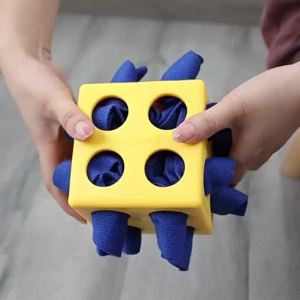 FCDoglemi chó sáng tạo Đồ Chơi Câu Đố Tương Tác Đồ chơi nhai của thú cưng cho ăn chậm Sniffing Đào Tạo làm sạch răng Cho Chó Puppy phụ kiện trò chơi