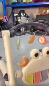 เพลยิมเปียโน3in1 มีโมบาย มีไฟ มีเสียงเพลง ปรับระดับความสูงได้ เชื่อมบลูทูธ