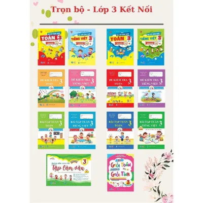 Sách - Combo TRỌN BỘ HỌC TỐT CẢ NĂM - Lớp 3 – Kết nối (14 quyển)