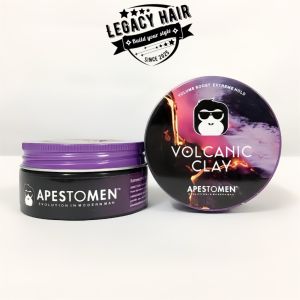Sáp vuốt tóc Apestomen Volcanic Clay 80gr chính hãng giữ nếp mạnh mẽ 8-10 tiếng - Bạn sẽ dễ dàng tạo 1 kiểu tóc ưng ý chỉ sau 5 phút với sáp Volcanic Clay (khuyến khích nên kết hợp thêm với Pre-styling để có mái tóc hoàn hảo hơn)