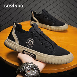 Sepatu Pria Bosindo K15 kanvas Sneakers hig Quality New Brand IN Box Sol Rubber Karet lentur