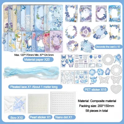New Ita Bag Japanese Bag Decoration Kits Scrapbook Materials Stickers Paper DIY Itabag Accessories