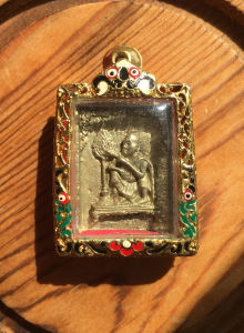 LP Koon Bronze Medal (Increase Wealth & Attract Money Luck) Thai Amulet 龙婆坤自身招财佛牌