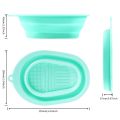 DUcare Brush Cleaning Mat Makeup Foundation Brush Cleansing Scrubber Foldable Silicone Washing Cosmetic Sponge Cleaner Bowl Pad【Post in 24 Hours & 90 Days Warranty Services】. 