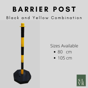 Traffic Delineator Post 85cm Traffic Safety Barrier Post with Fillable Base