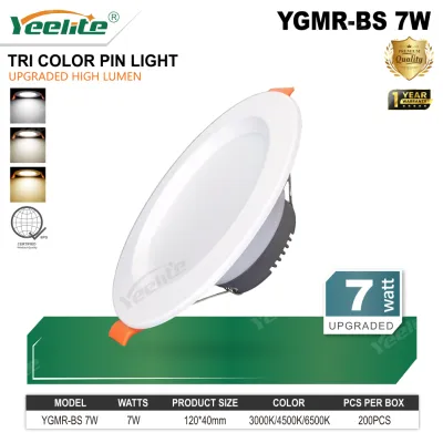 YEEHOME [ BUY 1 TAKE 1 ] Original LED Downlight 3 Tone Recessed Pin Light Panel (5W / 7W) Ceiling Light