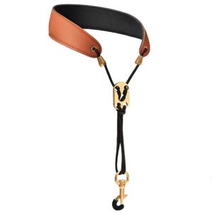 Saxophone dây đeo cổ và vai có thể điều chỉnh sax dây đeo vai khai thác mềm cổ Sling sax nhạc cụ accessries
