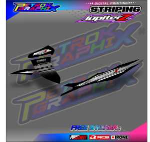 STRIPING VARIASI YAMAHA JUPITER Z BURHAN / STICKER LIST MOTOR YAMAHA JUPITER Z BURHAN
