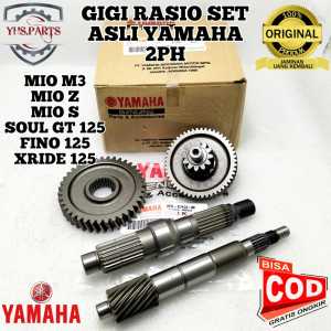 ASLI ORIGINAL GIGI GEAR RASIO SET YAMAHA YGP 2PH MIO M3 Z S SOUL GT 125 FINO XRIDE X RIDE GIR GARDAN