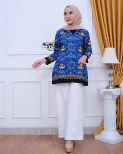Batik korpri baru 2022 wanita full lapis furing II Batik korpri terbaru dan termurah