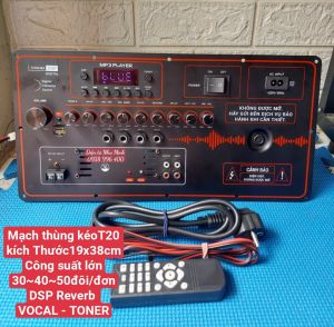 Mạch Loa Kéo DSP REVERB F200 Kích thước 19cmx38cm DÙNG THÙNG BASS 40 ĐÔI/ĐƠN