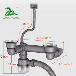 Xiphong dùng cho chậu bằng Inox ỐNG THOÁT TO cốc thu nước hiện đại cao 8cm